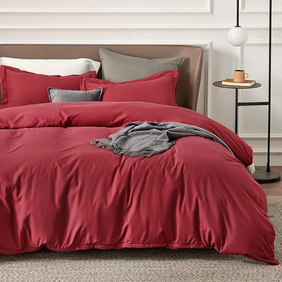 New Full or Queen Duvet Covers Queen Size - Soft Brushed Microfiber 3 Pi… - Picture 11 of 13